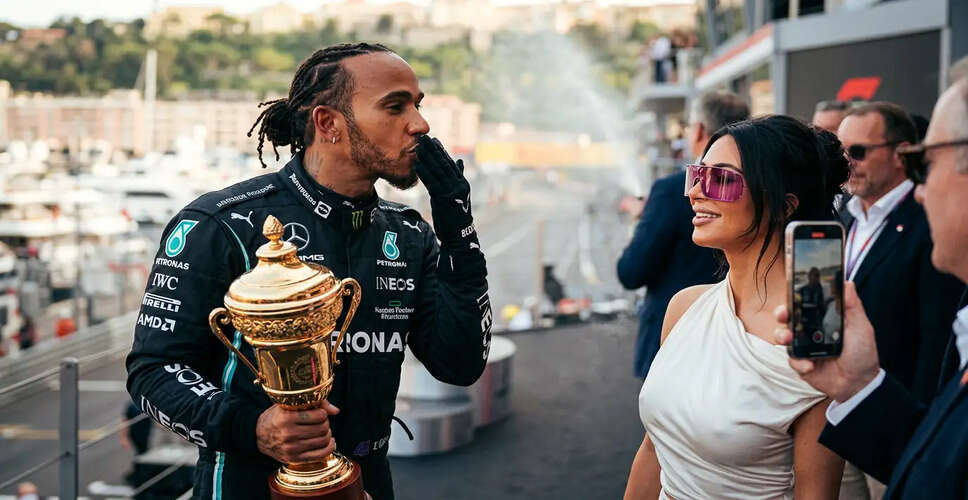 What&rsquo;s Brewing Between Lewis Hamilton and Kim Kardashian? A Grand Prix Romance Unfolds!