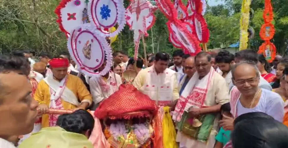 Celebrating Tradition: The Vibrant Gosai Procession in Biswanath
