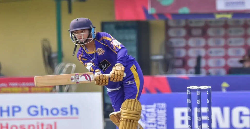 Exciting Matches Highlight Women's Bengal T20 League Action