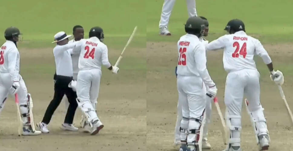 Intense Clash Erupts Between South Africa and Bangladesh Players During Test Match