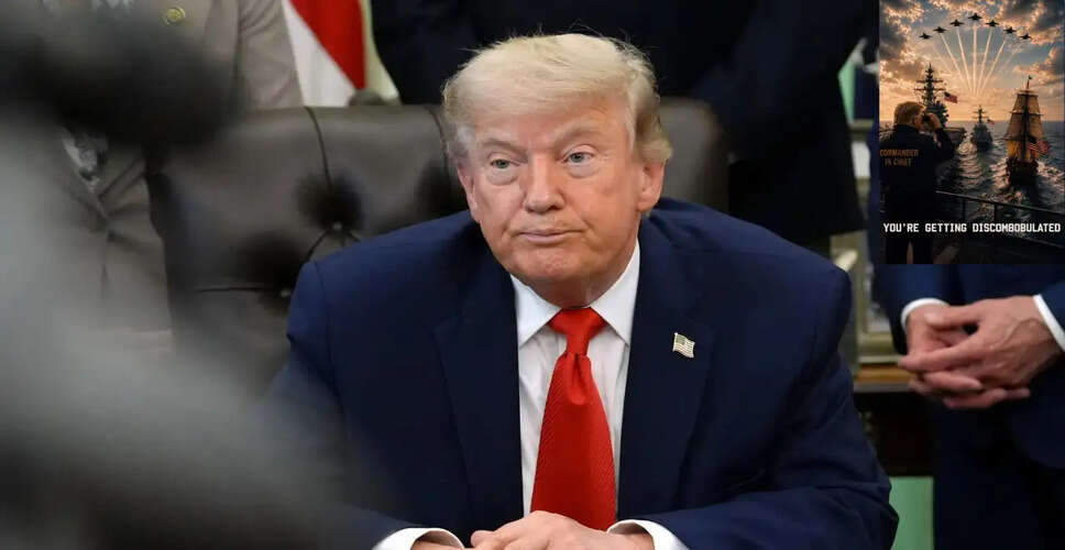 Trump Shares AI-Generated Military Image Amid US-Iran Negotiations