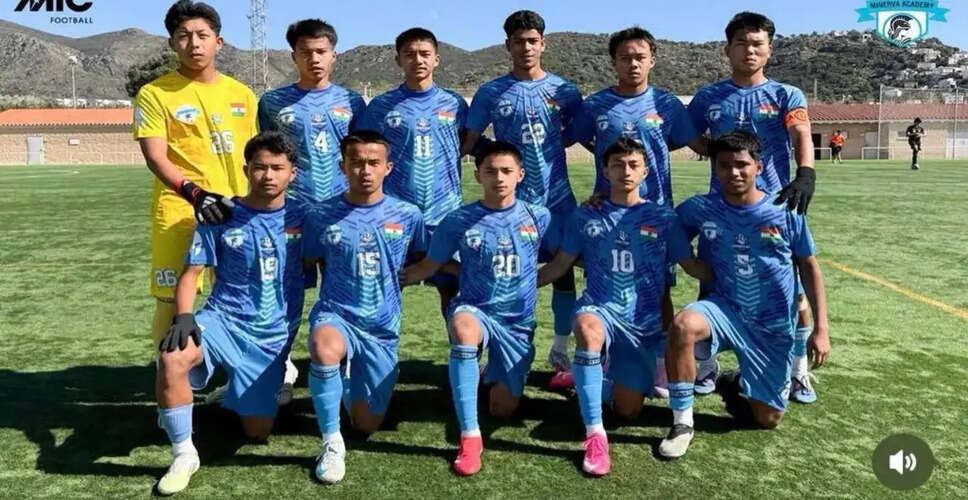 Minerva Academy's U-15 Team Dominates Liverpool FC in MIC Cup