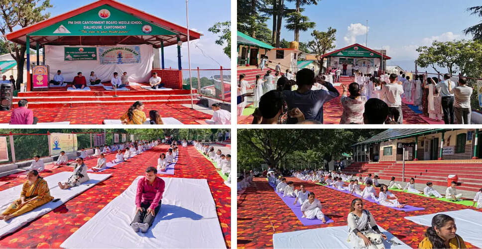 Celebrating International Yoga Day: A Collective Embrace of Wellness in Dalhousie