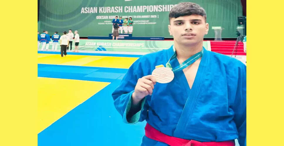 Shauryaveer Yadav Makes History for Himachal Pradesh at Asian Kurash Championship