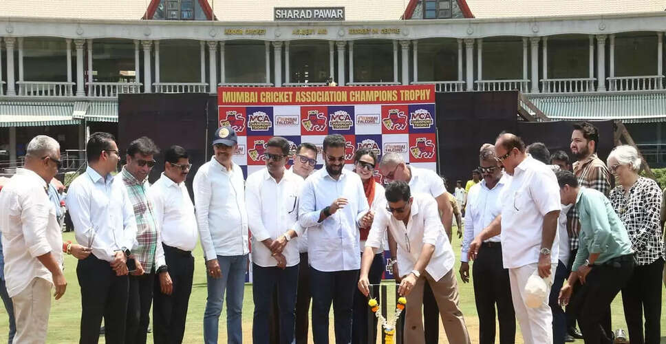 MCA Champions Trophy 2026 Kicks Off Preparations for T20 Mumbai League