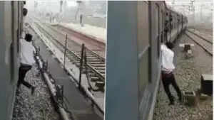 Train Heist Gone Wrong: Thief Caught in the Act by Passengers!