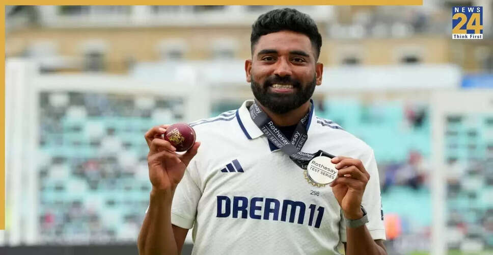 Mohammed Siraj Shines with ICC Player of the Month Nomination After England Series