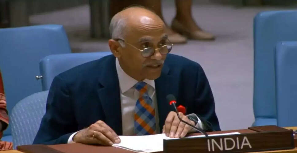 India Critiques Pakistan's Agenda at UN Security Council
