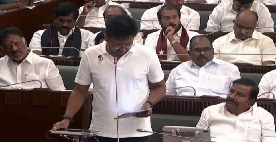 Udhayanidhi Stalin Advocates Against Sanatanism in Tamil Nadu Assembly