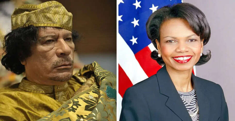 Gaddafi's Unusual Admiration for Condoleezza Rice Revealed