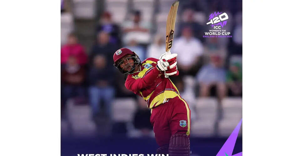 West Indies Triumph Over New Zealand in Women's T20 World Cup Opener