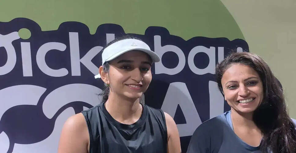 Isha Lakhani and Naimi Mehta Triumph in Women's Doubles at Picklebay Zonals