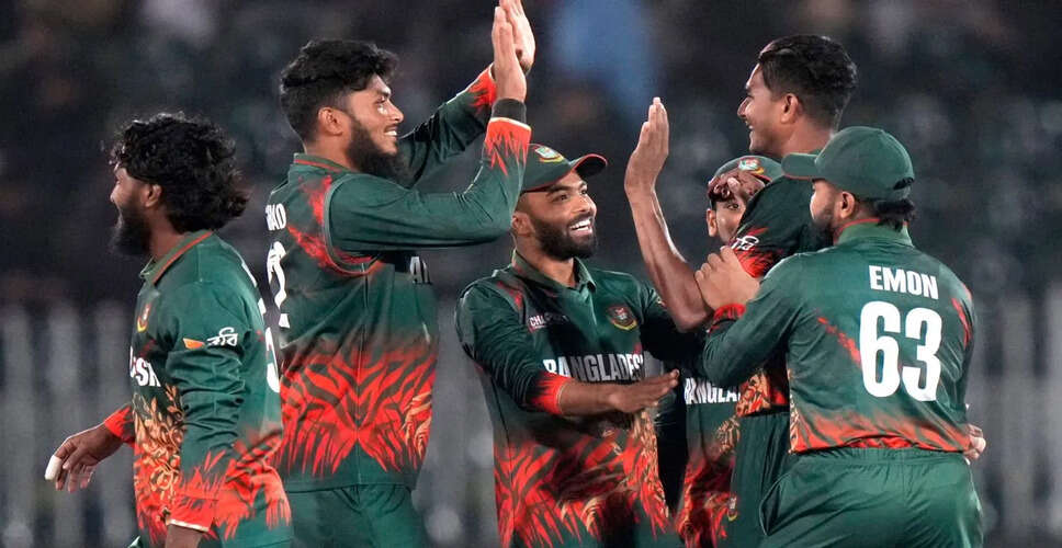 Bangladesh Players Withdraw from T20 Series Amid Security Concerns in Pakistan