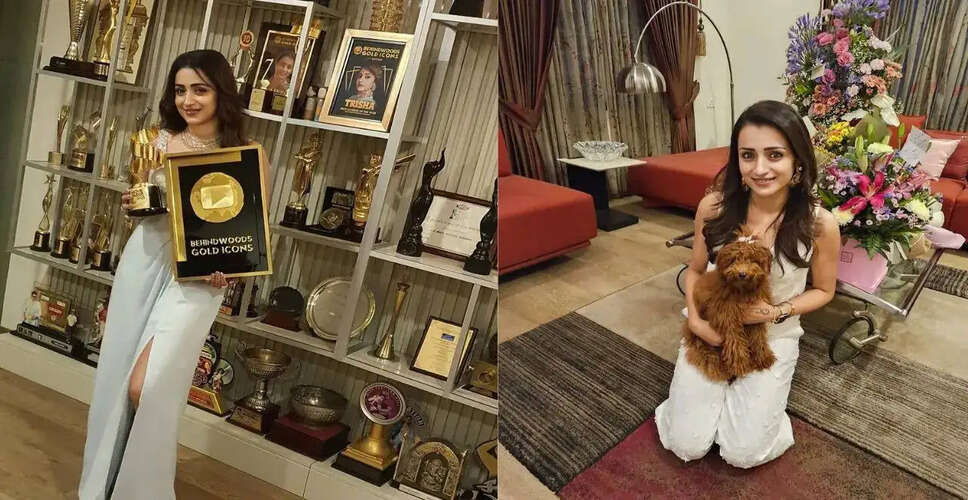 Inside Trisha Krishnan's Elegant Chennai Home: A Blend of Comfort and Style
