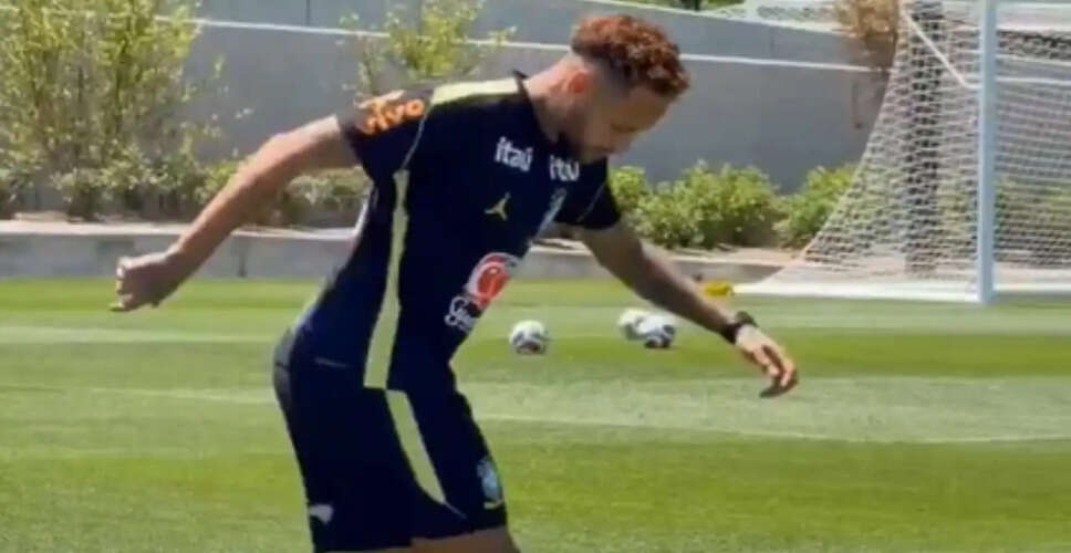Neymar Jr. Returns to Training Ahead of Brazil's Next World Cup Match