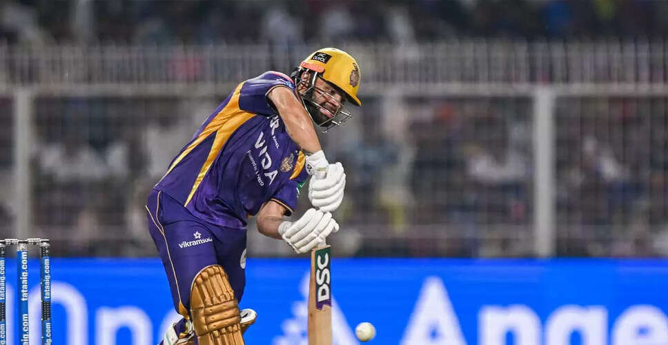 Rinku Singh's Stellar Performance Sparks Kolkata Knight Riders' First Victory