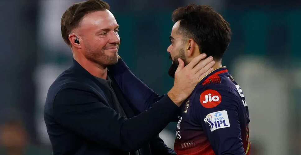 Virat Kohli Celebrates IPL Victory with AB de Villiers: A Tribute to Friendship and Legacy