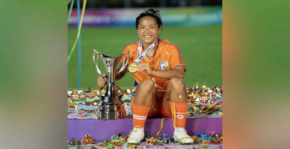 Dangmei Grace Bids Farewell to International Football After SAFF Championship Triumph