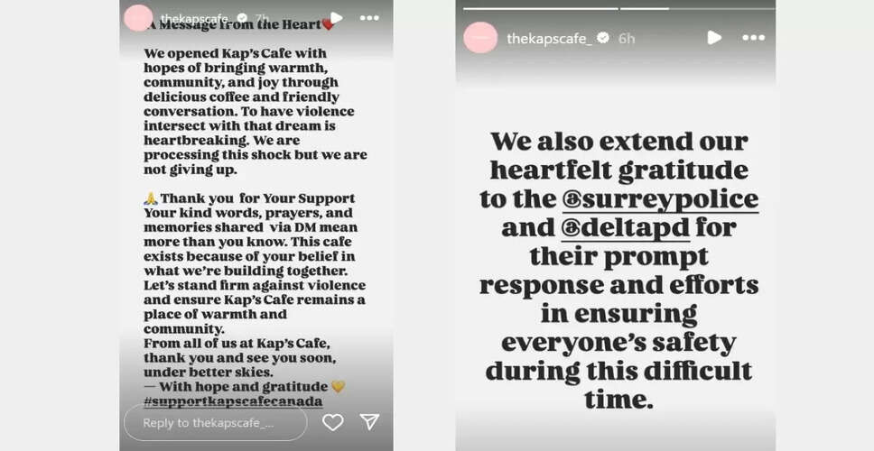 Khalistani Attack on Kapil Sharma's Cafe in Canada: A Shocking Incident