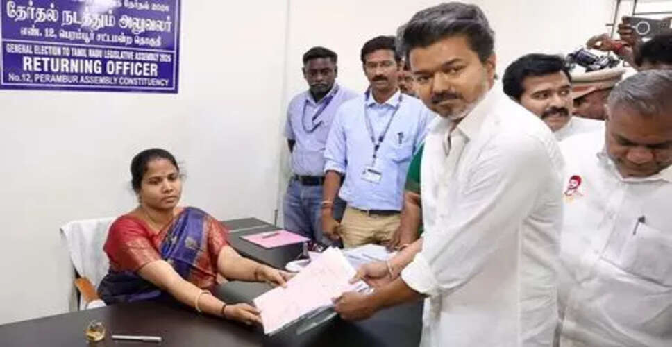 Vijay Enters Politics: Files Nomination for Perambur Assembly Seat