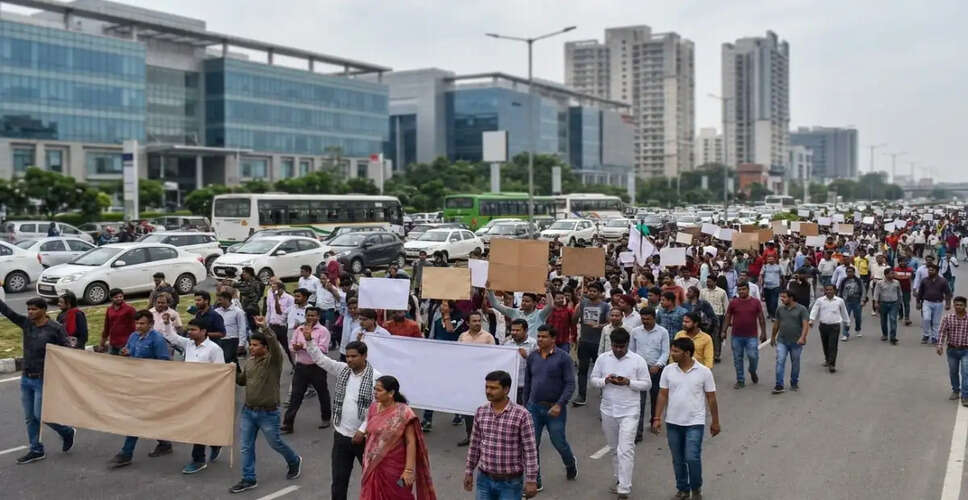Residents Protest Against Builder After Fire Incident in Gurugram