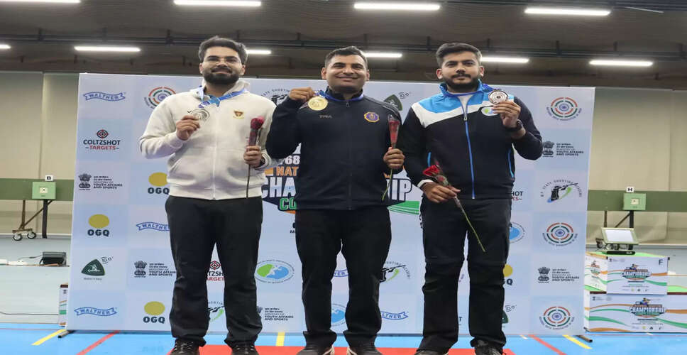 Kiran Jadhav Shines at National Shooting Championship with Gold in 10m Air Rifle