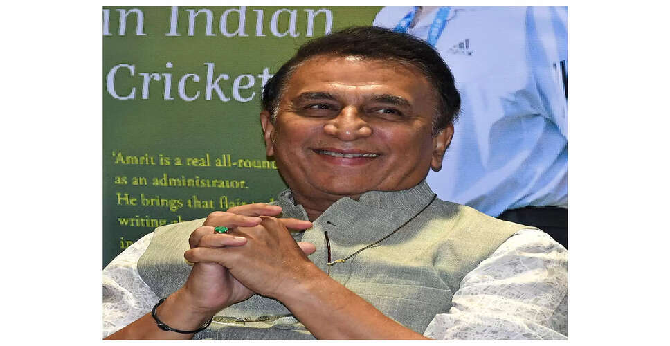 Sunil Gavaskar Praises New Zealand's Chase in ODI Victory Over India