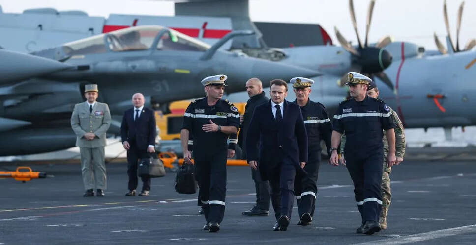 France Deploys Aircraft Carrier Group Amid Rising Tensions in the Middle East