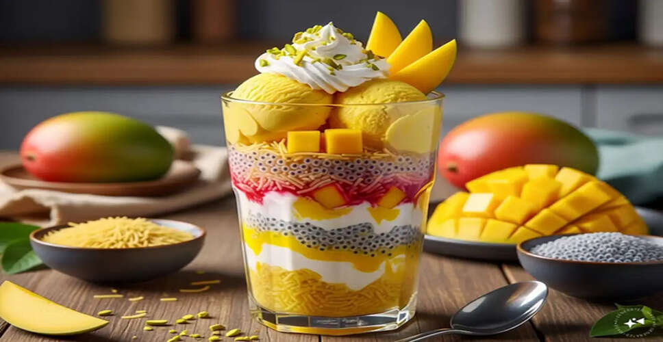 Refreshing Mango Falooda Ice Cream Recipe for Summer
