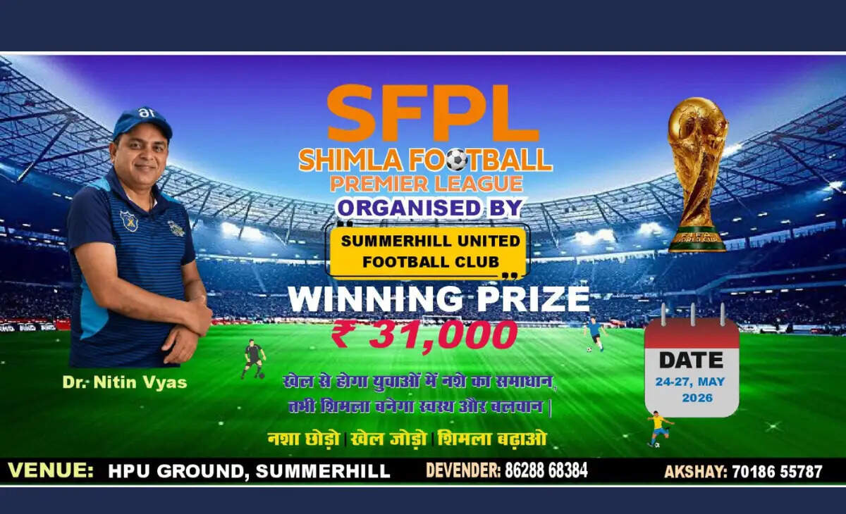 Shimla Football Premier League 2026 Set to Inspire Youth and Promote Sports Culture