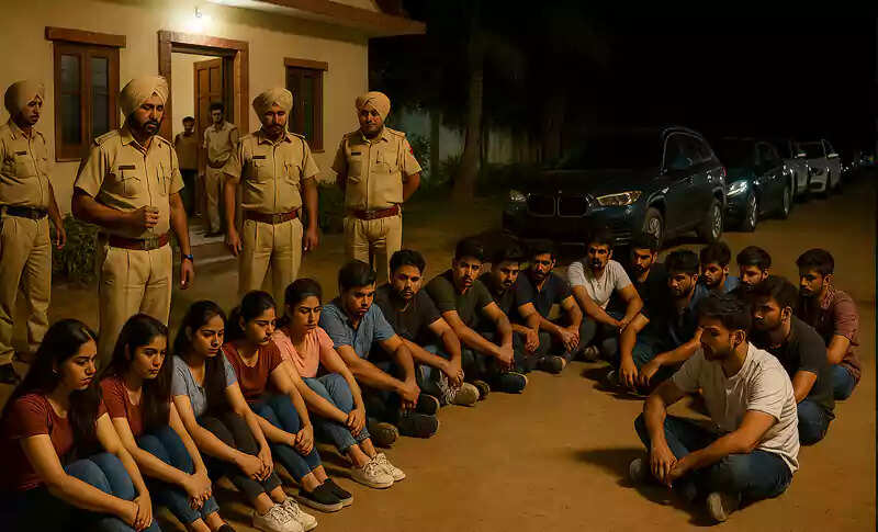 Udaipur Police Busts Rave Party and Prostitution Ring