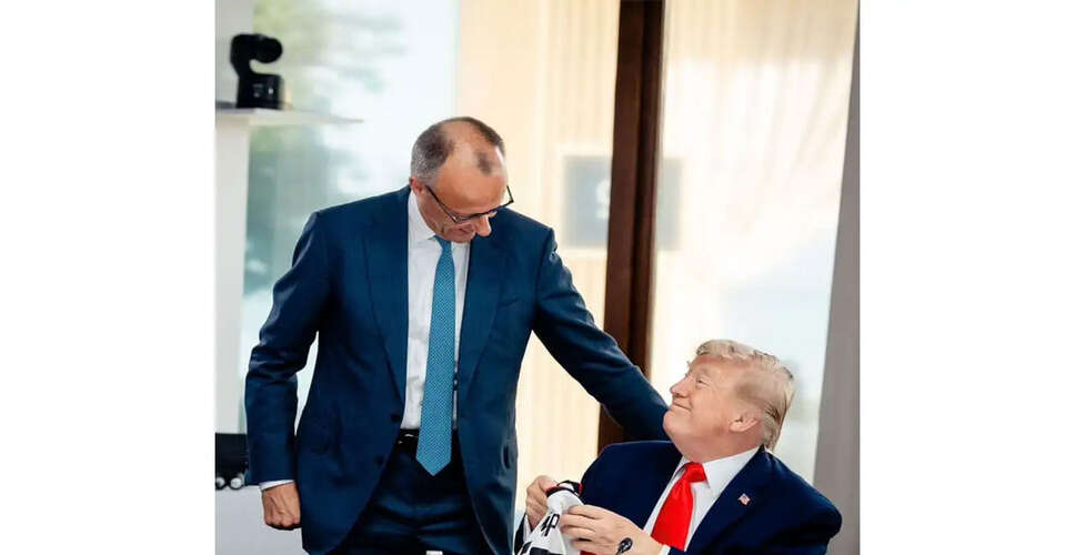 German Chancellor Celebrates Trump's 80th Birthday with Special Gift at G7