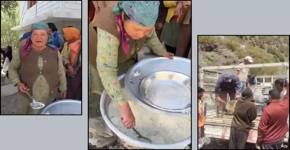 Local Community in Himachal Pradesh Provides Shelter and Food Amid Highway Closure