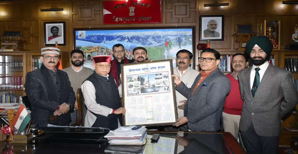 Himachal Pradesh Governor Launches 2026 Calendar Highlighting Key Initiatives