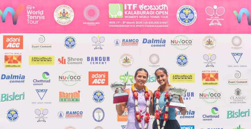 Vaishnavi Adkar Triumphs at ITF W35 Kalaburagi Singles Championship