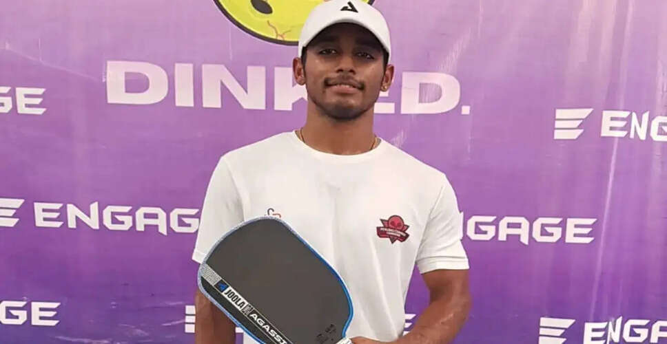 Boopathy Sakthivel Clinches Open Singles Title at Dinked PWR 200
