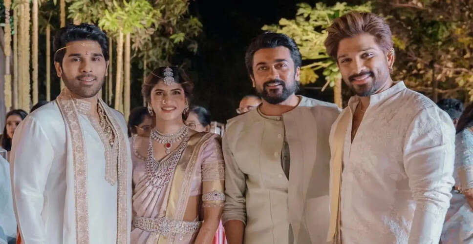 Allu Sirish and Nayanika Reddy Celebrate Their Wedding in Hyderabad