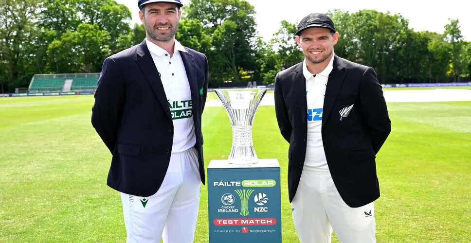 Historic Four-Day Test Begins Between Ireland and New Zealand