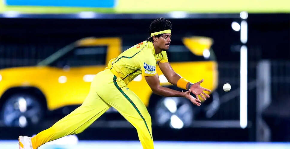 Chennai Super Kings Face Injury Woes as Ramakrishna Ghosh is Ruled Out for IPL 2026