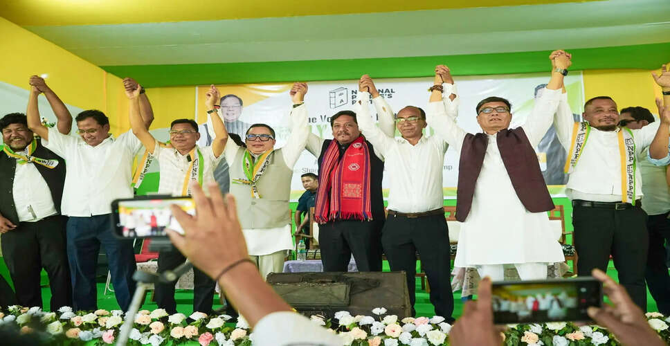 NPP Hosts Historic Rally in Boko to Support Ganseng B Sangma