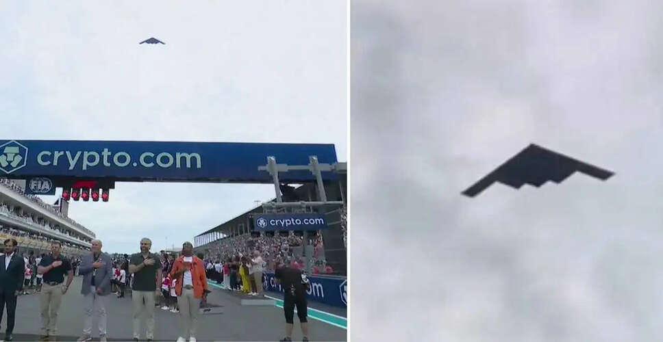 US B-2 Stealth Bomber Flies Over Miami F1 Amid Iran Strikes