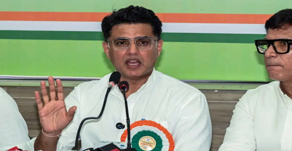Sachin Pilot Calls for Accountability Amid NEET-UG Exam Controversy