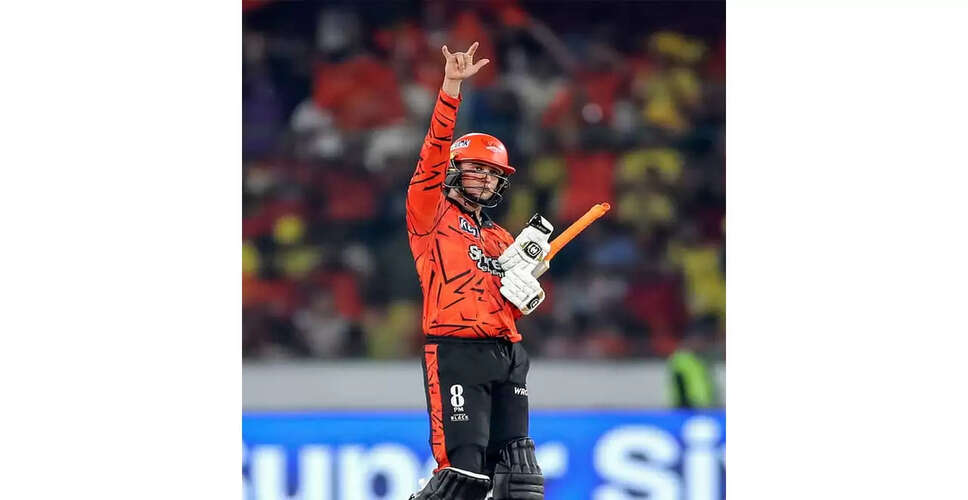 Sunrisers Hyderabad Sets High Target Against Chennai Super Kings in IPL 2026