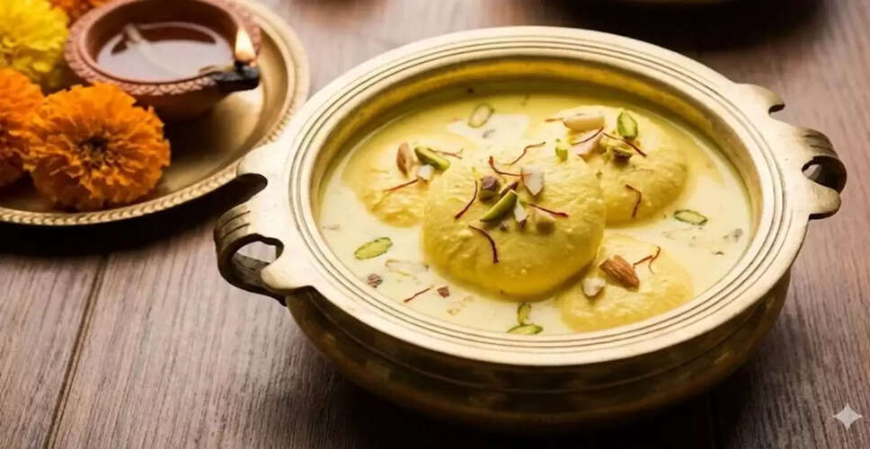 Celebrate Basant Panchami with Homemade Saffron Rasmalai