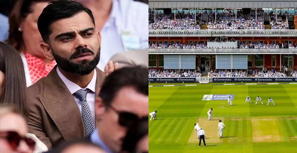 Virat Kohli's Absence at Lord's Raises Eyebrows During India vs England Test
