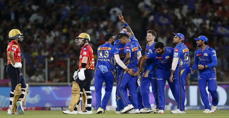Punjab Kings Set to Clash with Mumbai Indians in IPL 2026 Showdown