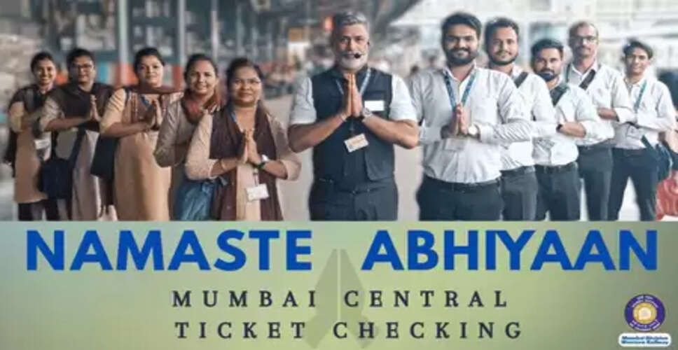NAMASTE Abhiyan: 5,200 ticketless travellers detected, Rs 13.5 lakh penalty collected