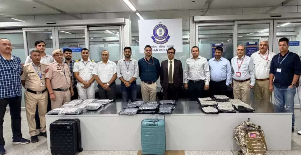 Massive Drug Seizure at Delhi Airport: Nearly 35 Kilograms of Marijuana Confiscated