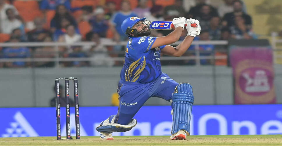 Mumbai Indians Secure IPL Victory Over Gujarat Titans with Rohit Sharma's Stellar Performance