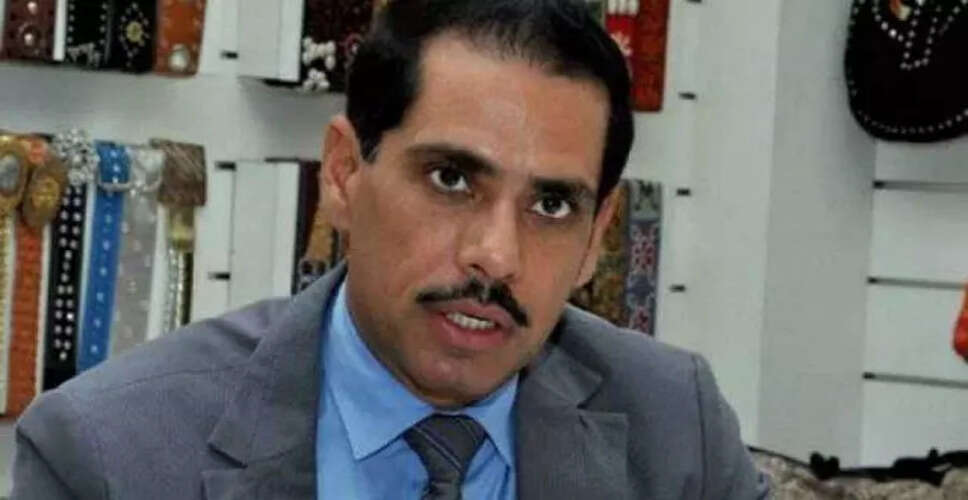 Robert Vadra Granted Bail in Money Laundering Case Linked to Land Deal